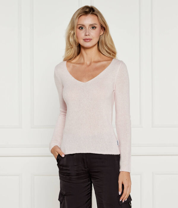 

Шерстяной свитер шакилина Slim fit Hugo, коричневый