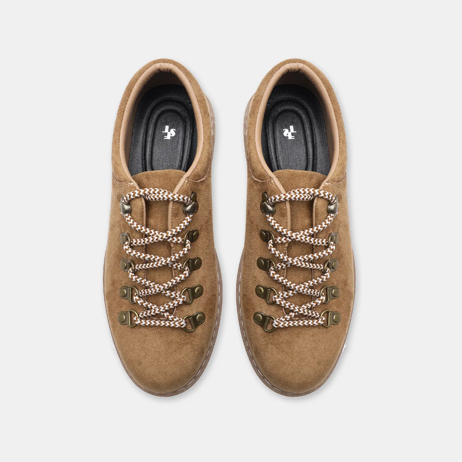 Мужские низкие кеды Trail Suede Trackers цвета кэмел от Sixft — фото 4