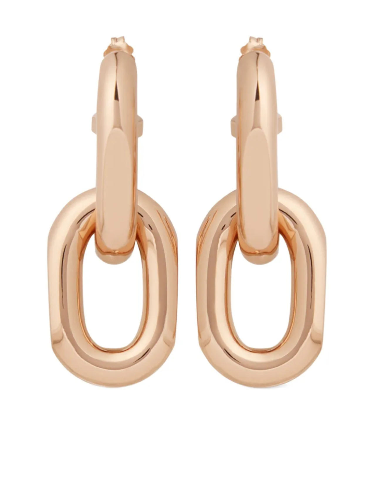

Rabanne серьги Double XL Link, золотой