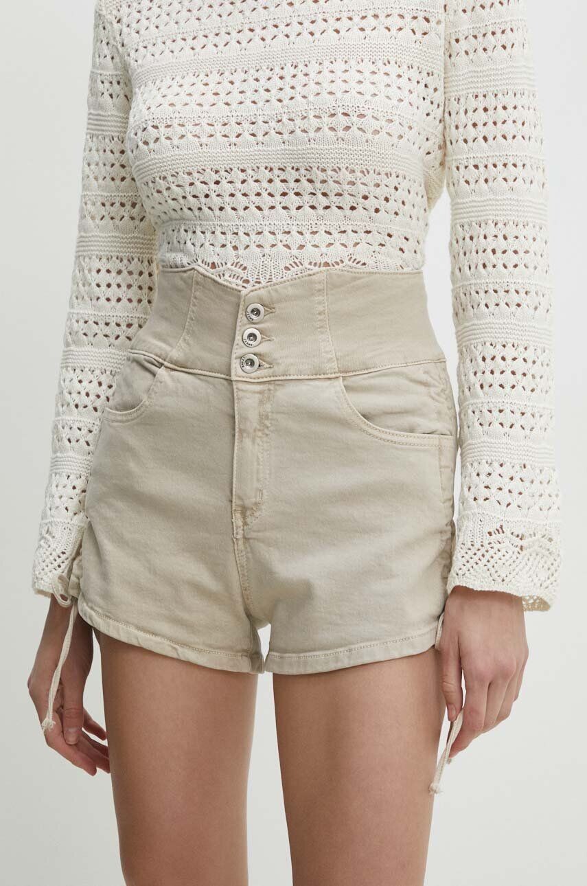 

Джинсовые шорты Answear Lab, бежевый