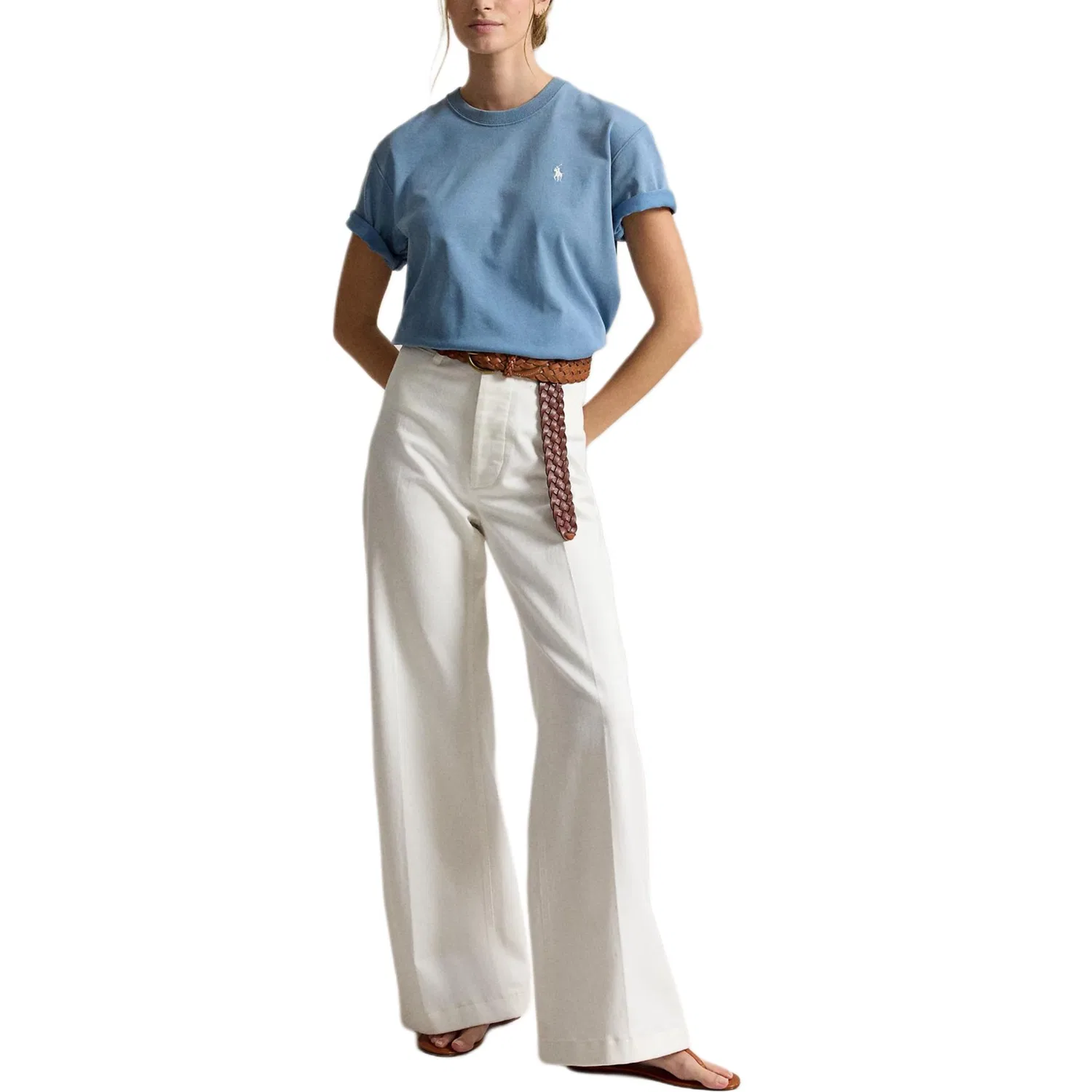 Футболка женская Polo Ralph Lauren Camping Blue — фото 3