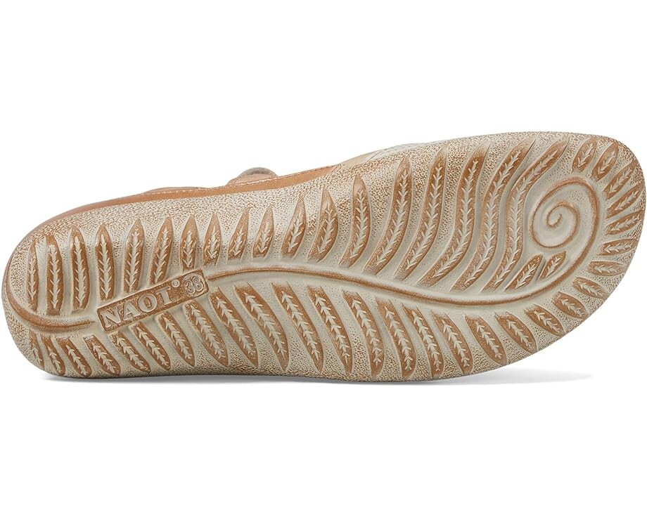 Туфли на плоской подошве Naot Kata, цвет Beige Lizard Leather/Khaki Beige Leather/Arizona Tan Leather — фото 3