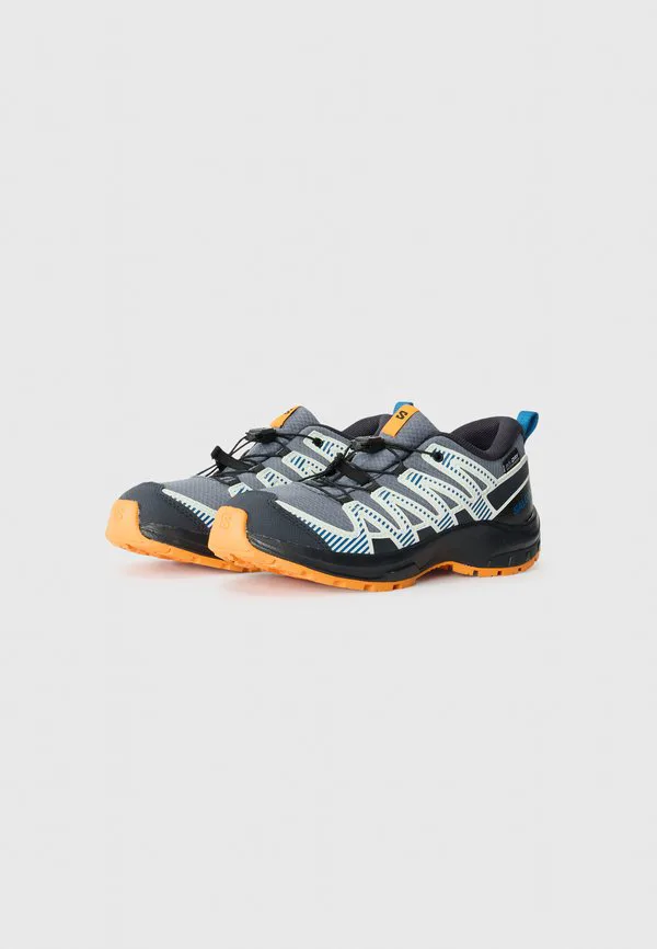Унисекс походные ботинки xa pro v8 Salomon, Grisaille/Dark Blue/Turmeric — фото 2