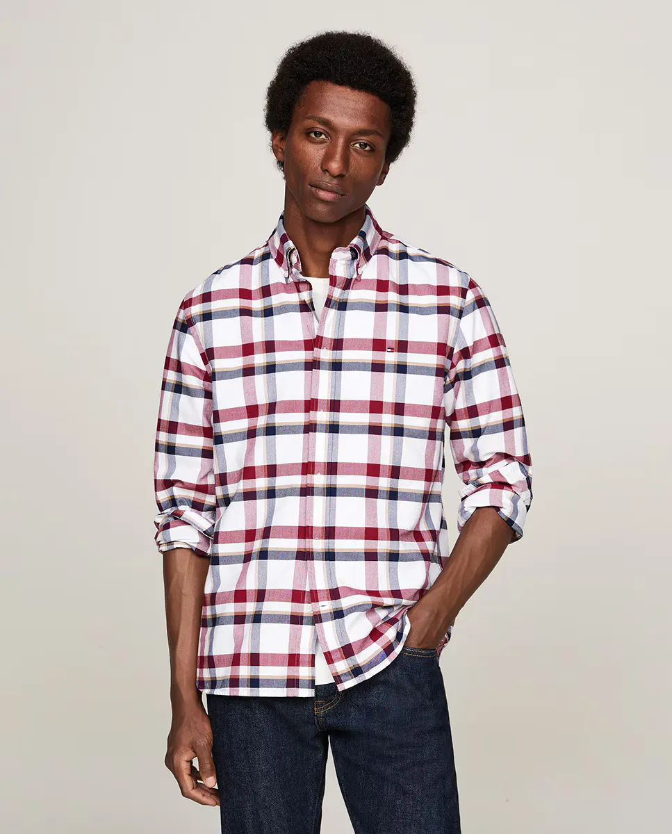 

Мужская рубашка Оксфорд Tommy Hilfiger, мультиколор