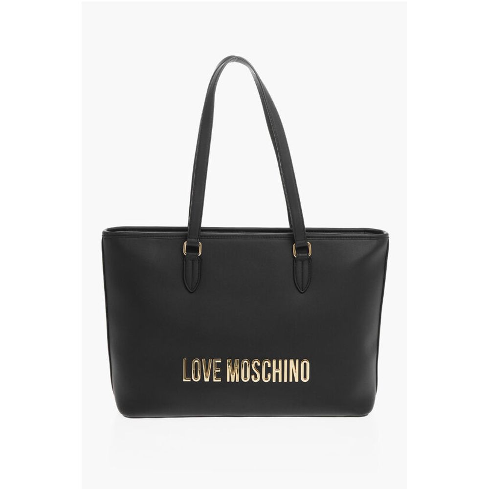 

Черная полиэтиленовая сумка-тоут Moschino, Black