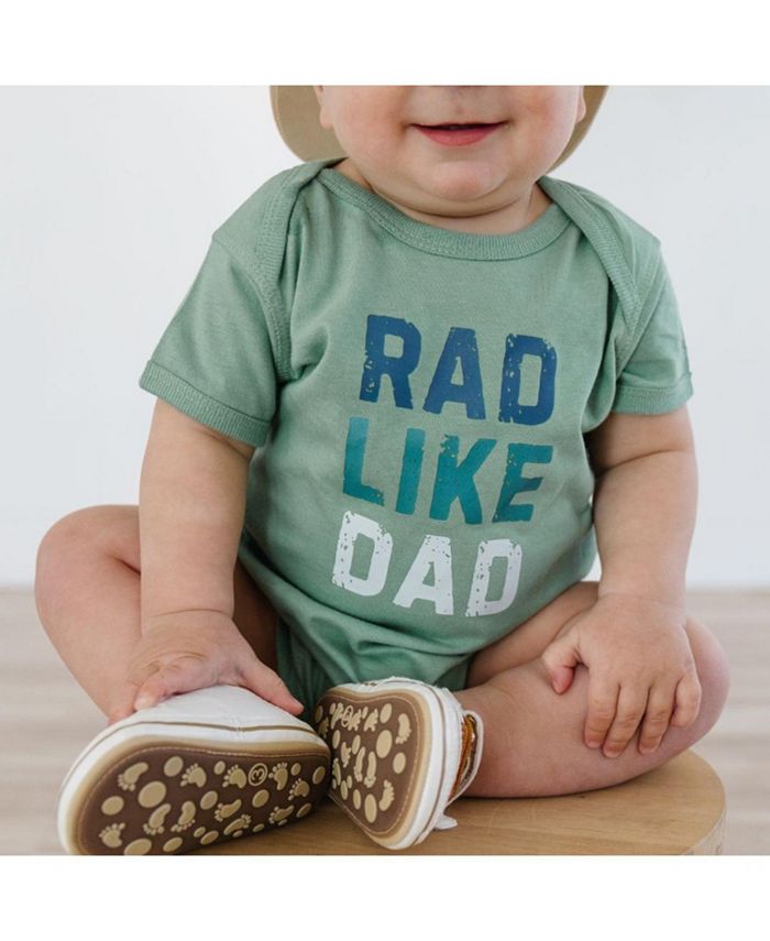 Боди с коротким рукавом для мальчиков "Rad Like Dad" - Baby Sweet Wink, зеленый — фото 3
