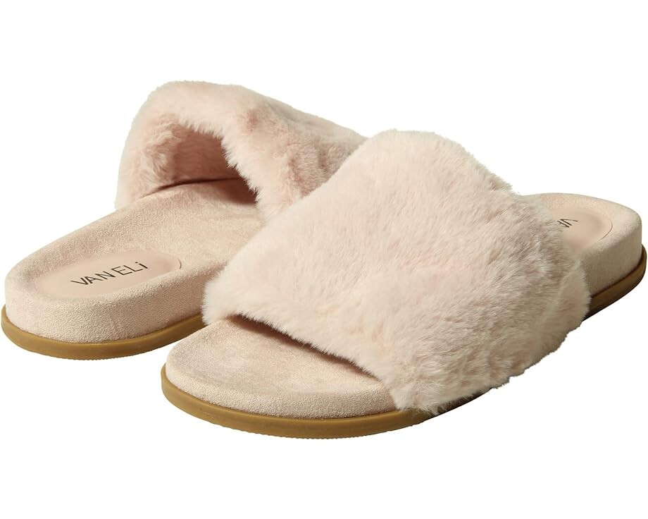 

Домашняя обувь Vaneli Fabia, цвет Blush Faux Fur