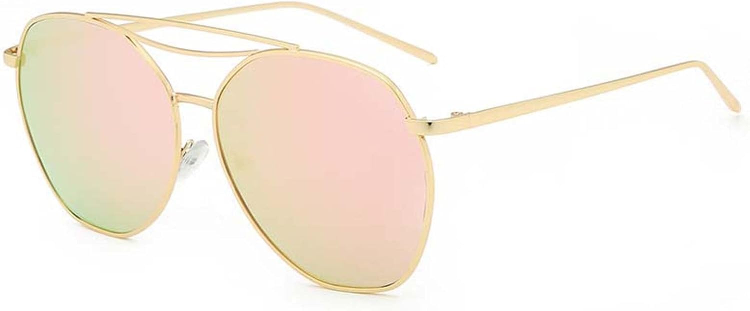 

Солнцезащитные очки в стиле ретро с металлическим многоугольным оправой, модель 2026 года, для женщин, большие размеры, для уличной фотосъемки, отдыха на пляже MTZJH, C