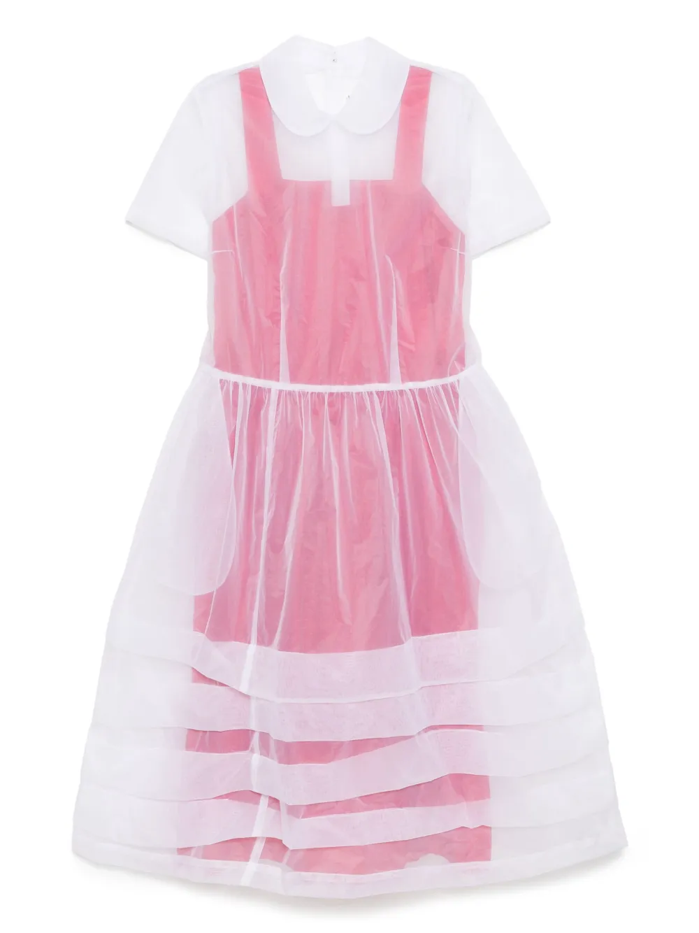 

Платье со складками Comme Des Garçons Girl, белый