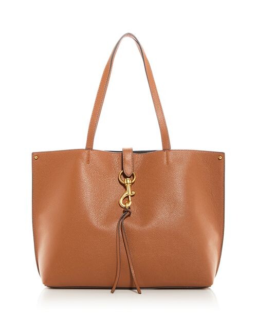 

Большая кожаная сумка-тоут Megan Rebecca Minkoff, цвет Brown, Коричневый, Большая кожаная сумка-тоут Megan Rebecca Minkoff, цвет Brown