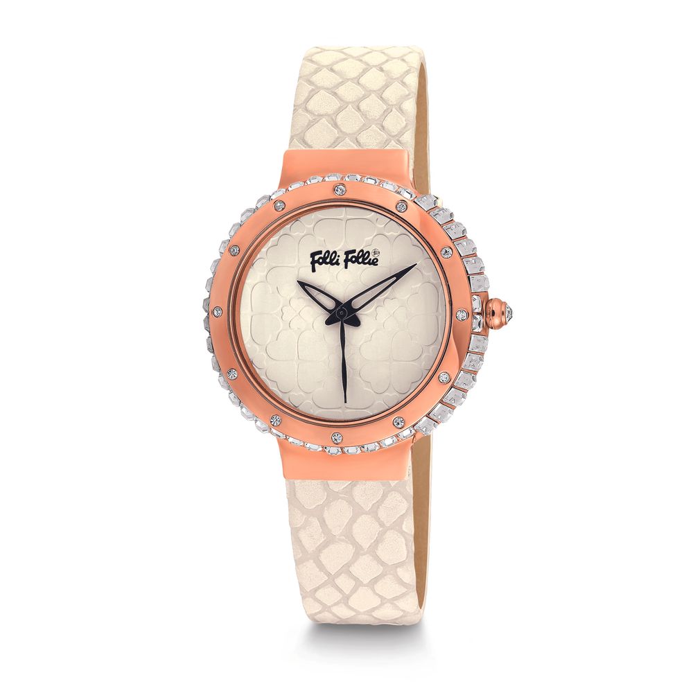 

Белые кожаные часы Dolci Follie