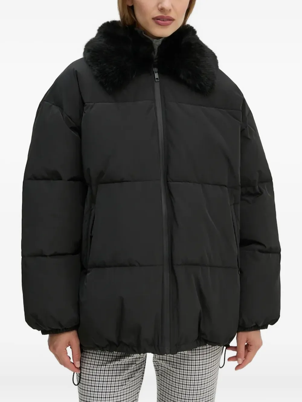 

Пуховик с меховым воротником Day Birger Et Mikkelsen, черный