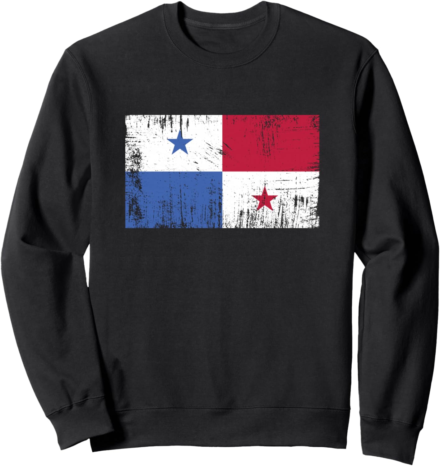 

Винтажная толстовка с флагом Панамы в стиле ретро Yes!, черный