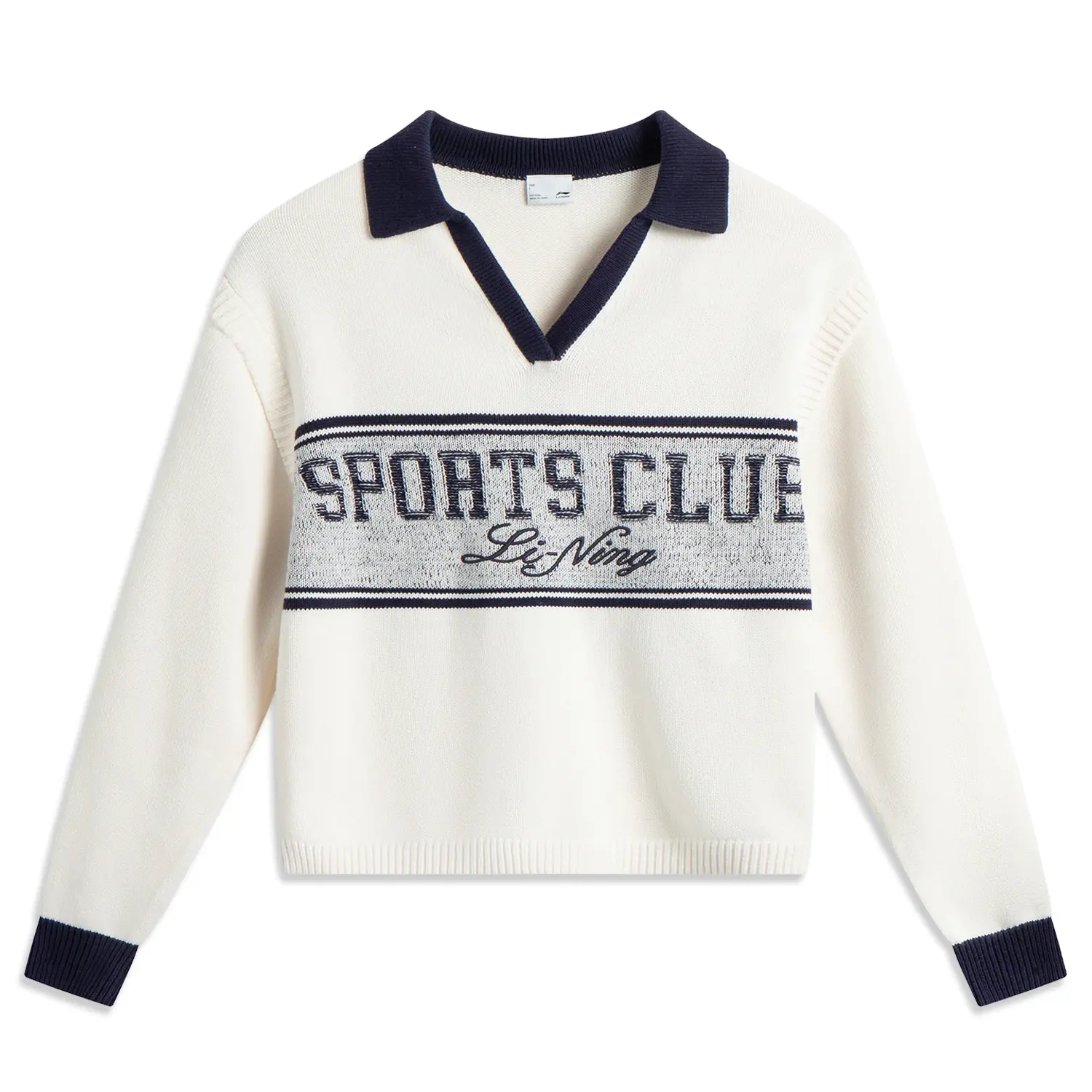 

LINING Sports Trend Series вязаный топ женский ivory
