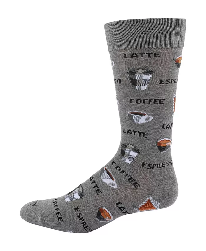 

Мужские носки с принтом Coffee Time Novelty MeMoi, серый