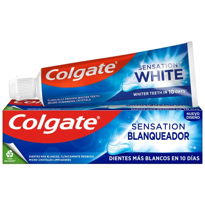 

Зубная паста pasta de dientes sensation blanqueador Colgate, объем 75 мл