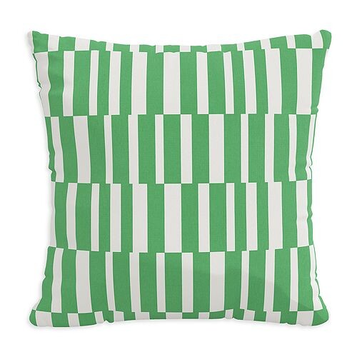 

Подушка для улицы Jump Stripe, 18 x 18 дюймов Sparrow & Wren, цвет Green