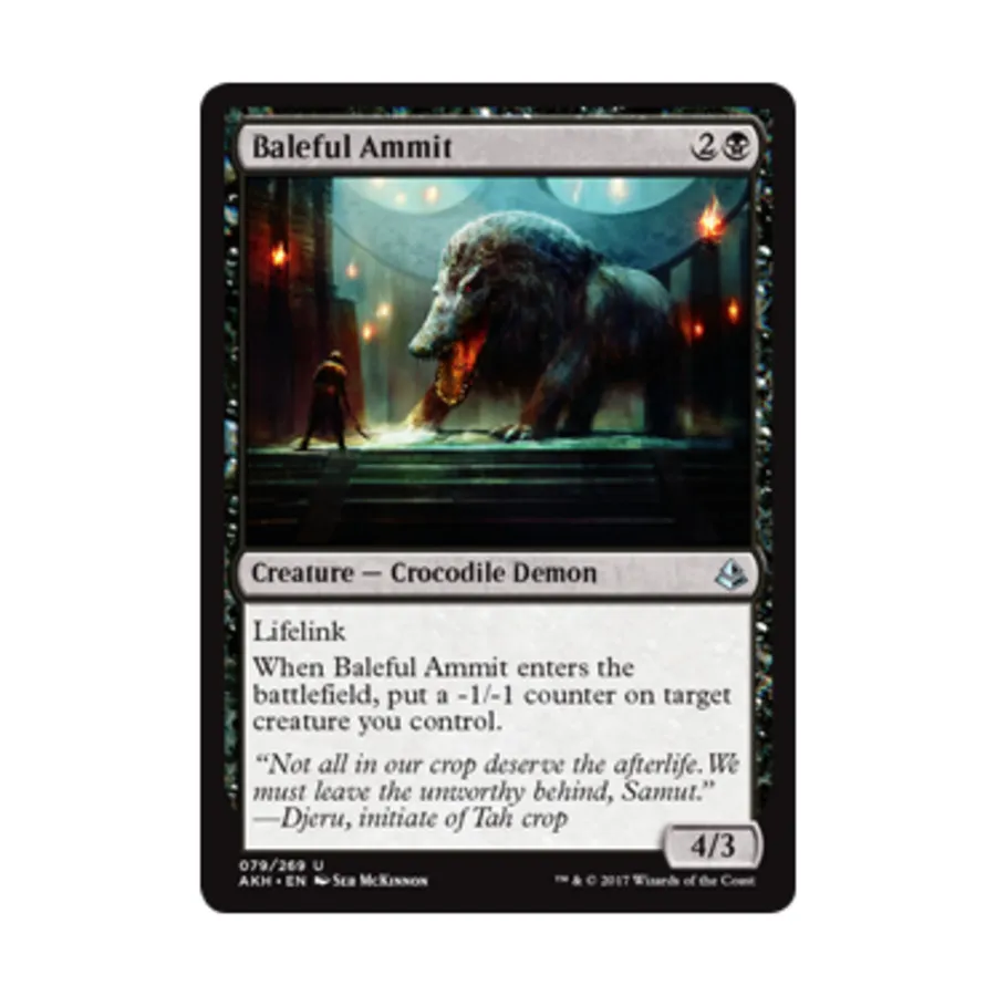 

CCG Гибельный Аммит (U), MTG - Amonkhet