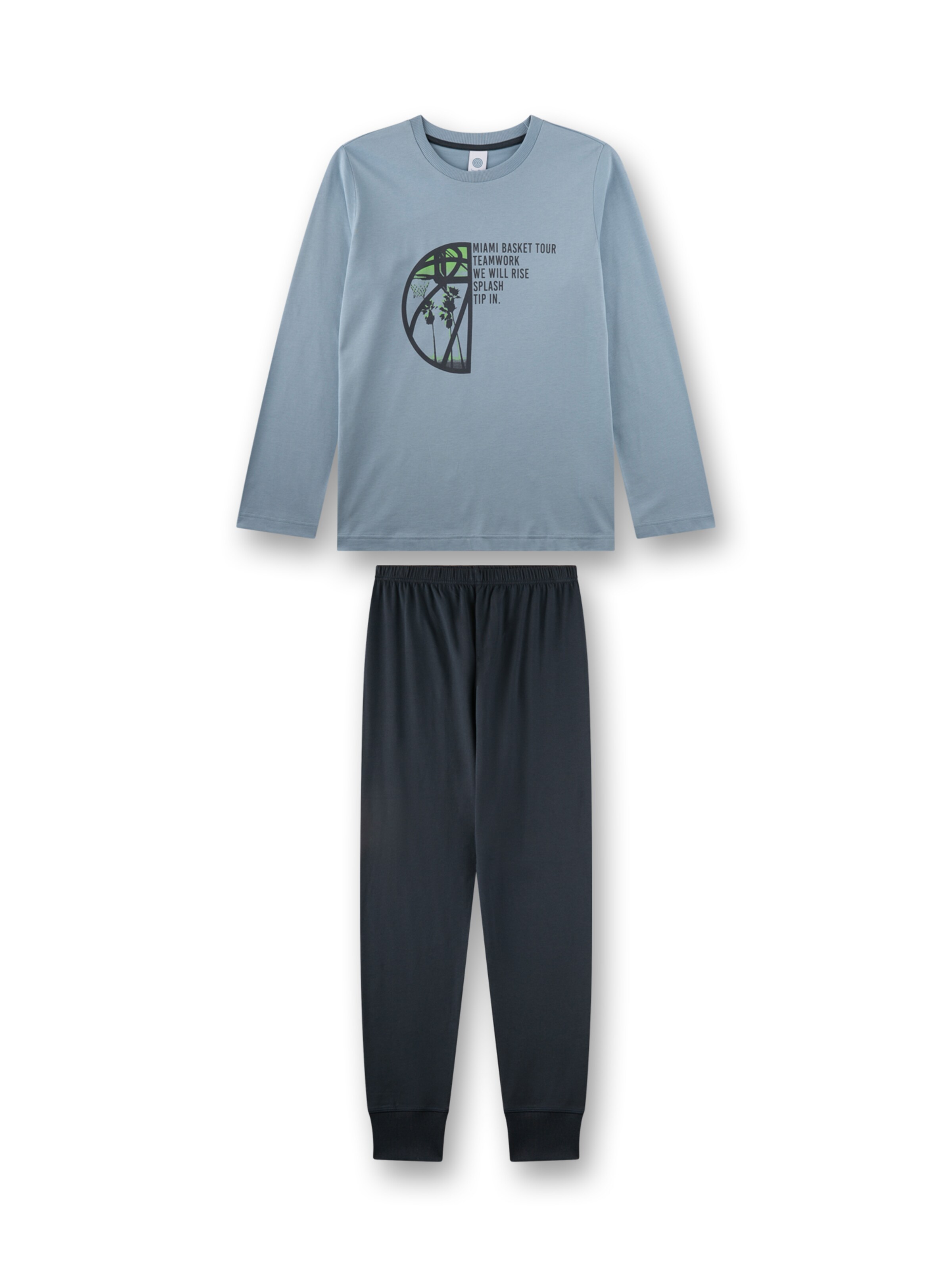 

Sanetta Пижама 'Basketball' в цвете Night Blue, Dusty Blue