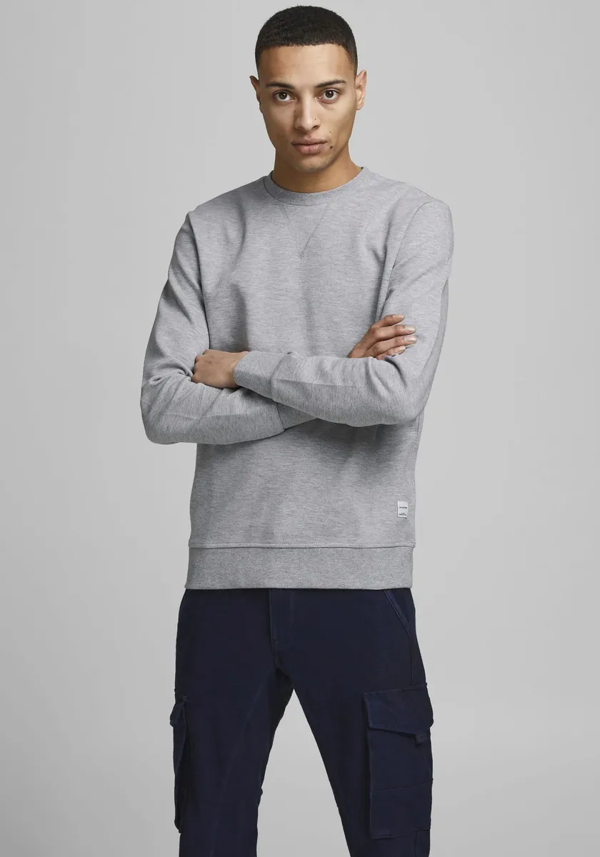 

Толстовка Jack & Jones "BASIC SWEAT", цвет Hellgrau-Meliert