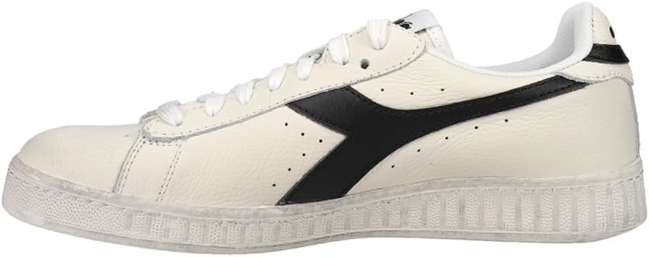 Мужские кроссовки Diadora Game L Low Waxed Court, белый/черный — фото 3