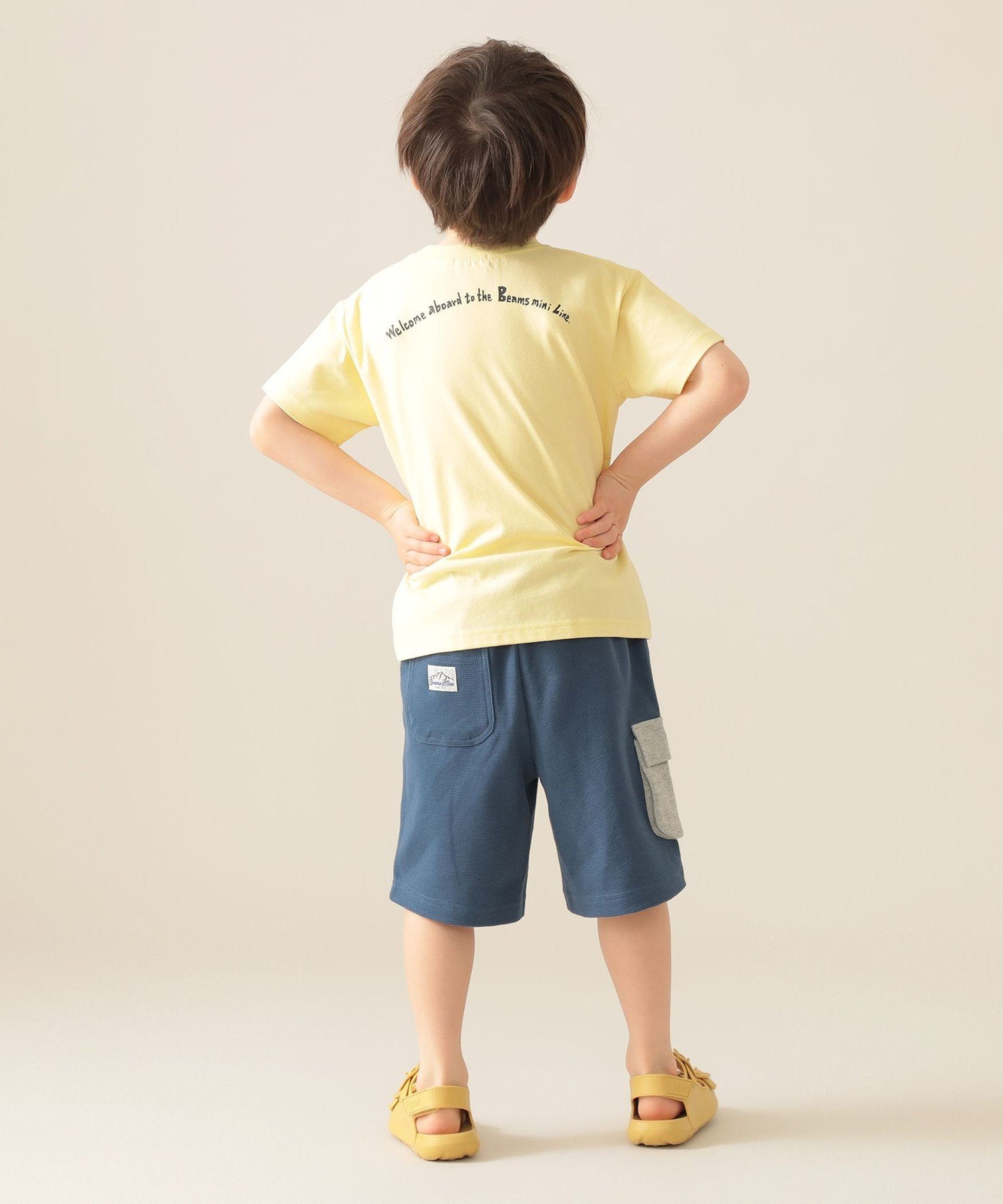 Шорты Ripple Smile (90-150 см) BEAMS mini, NAVY