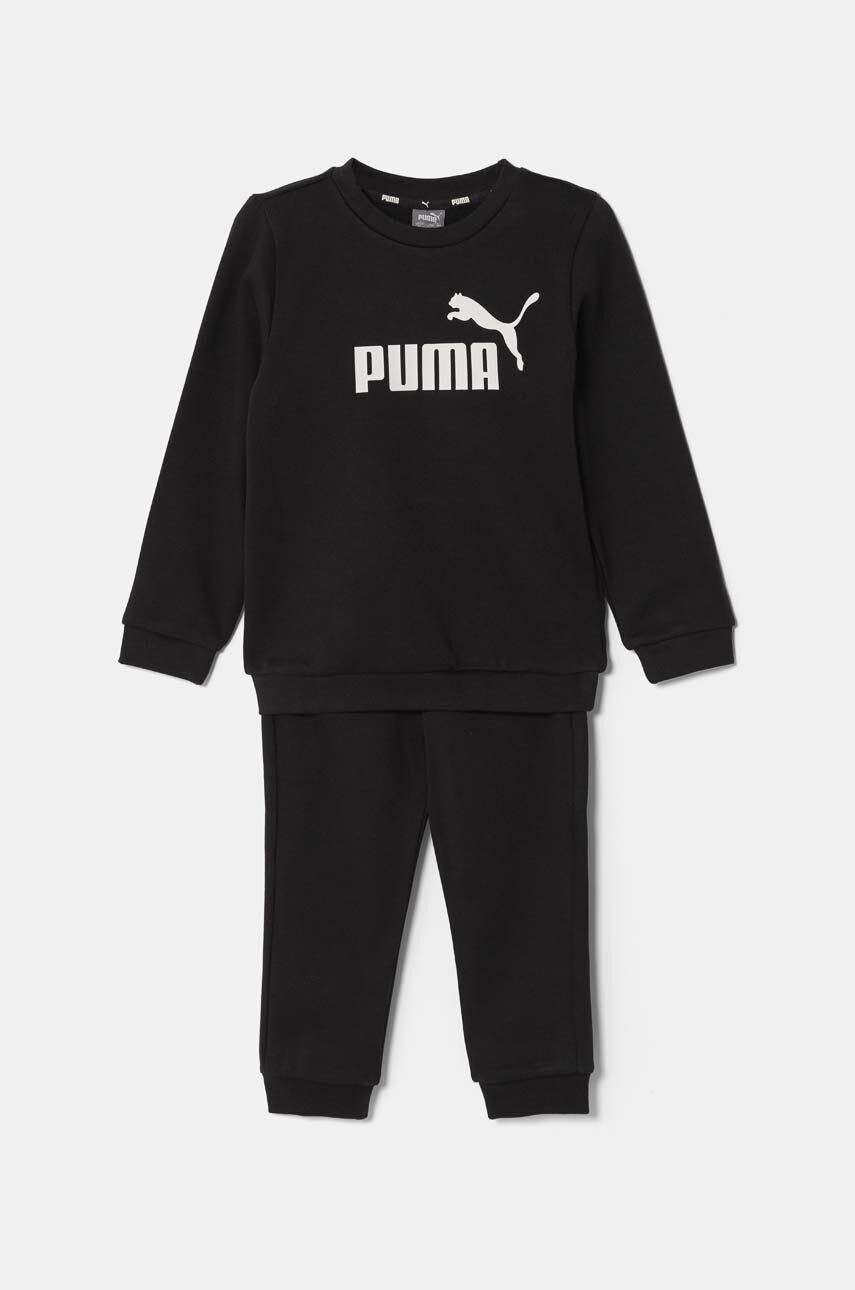 

Спортивный костюм Puma детский Minicats ESS Crew Jogger FL, черный