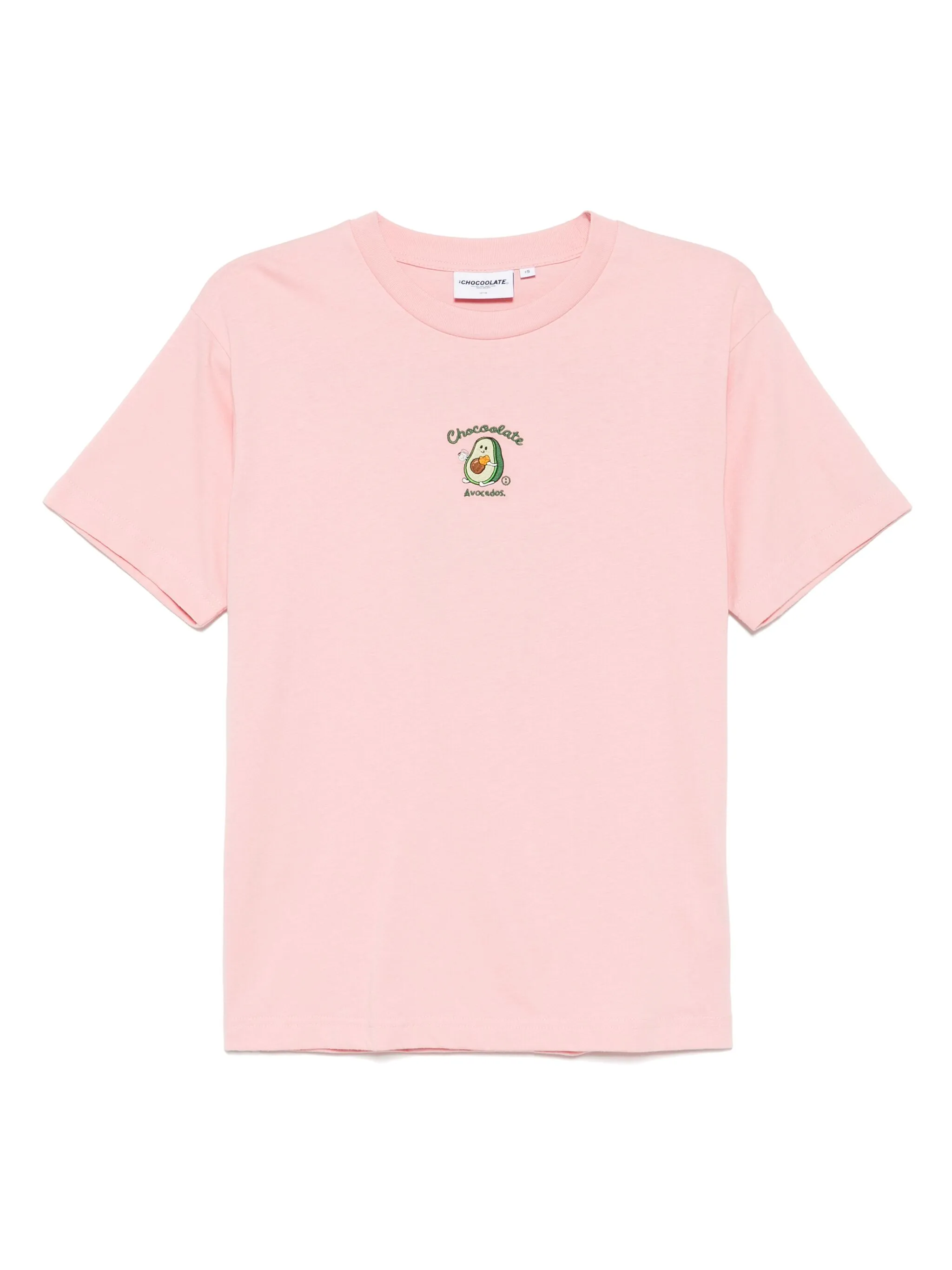 

Футболка с вышитым логотипом Chocoolate, розовый