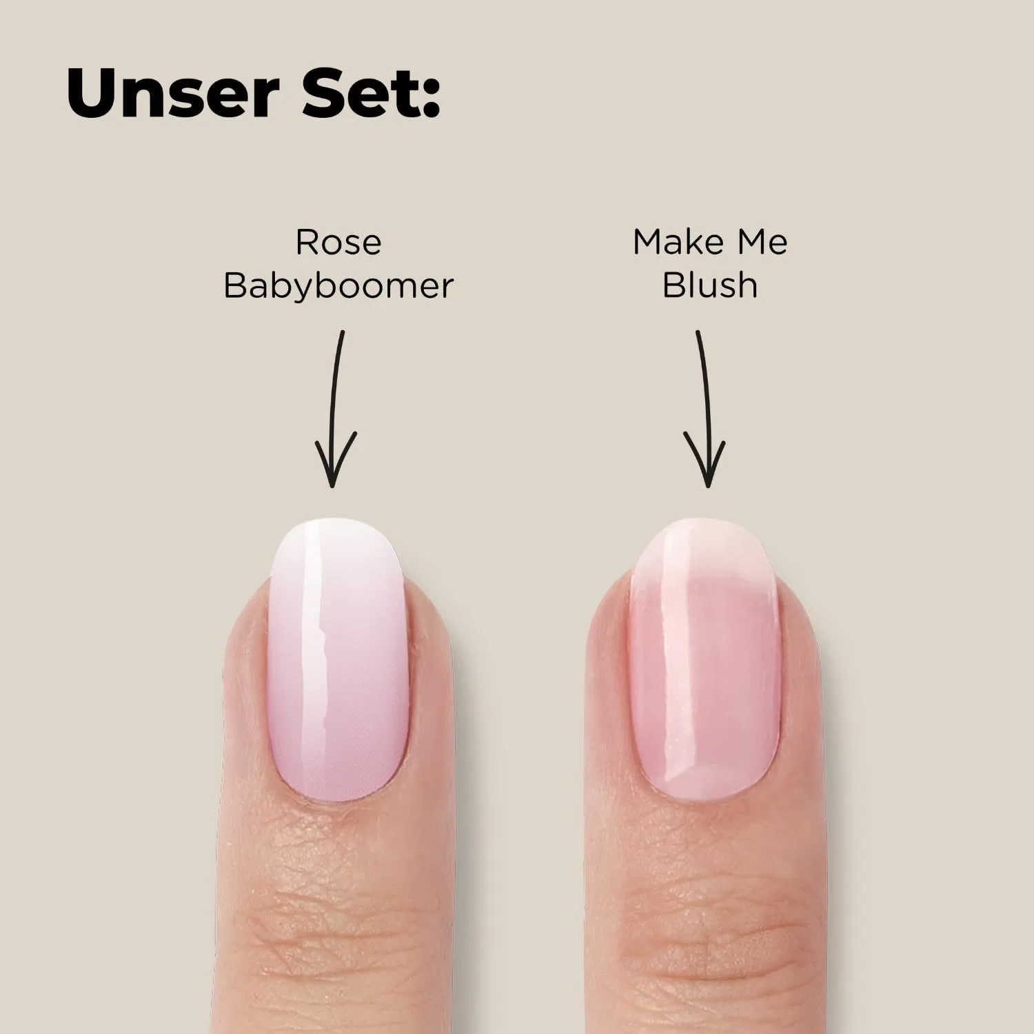 Набор стикеров для ногтей «Rose Baby Boomer & Make Me Blush» от Miss Sophie Miss Sophie — фото 2