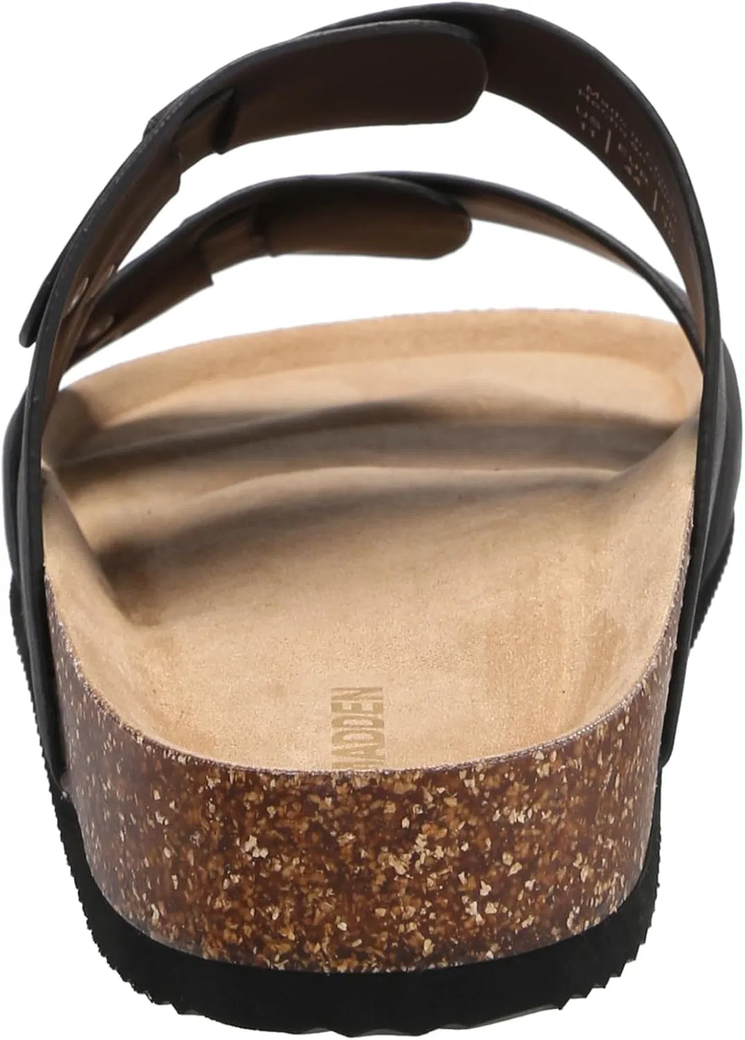 Мужские сандалии на плоской подошве Steve Madden M-pompin, Black (Black Suede) — фото 3