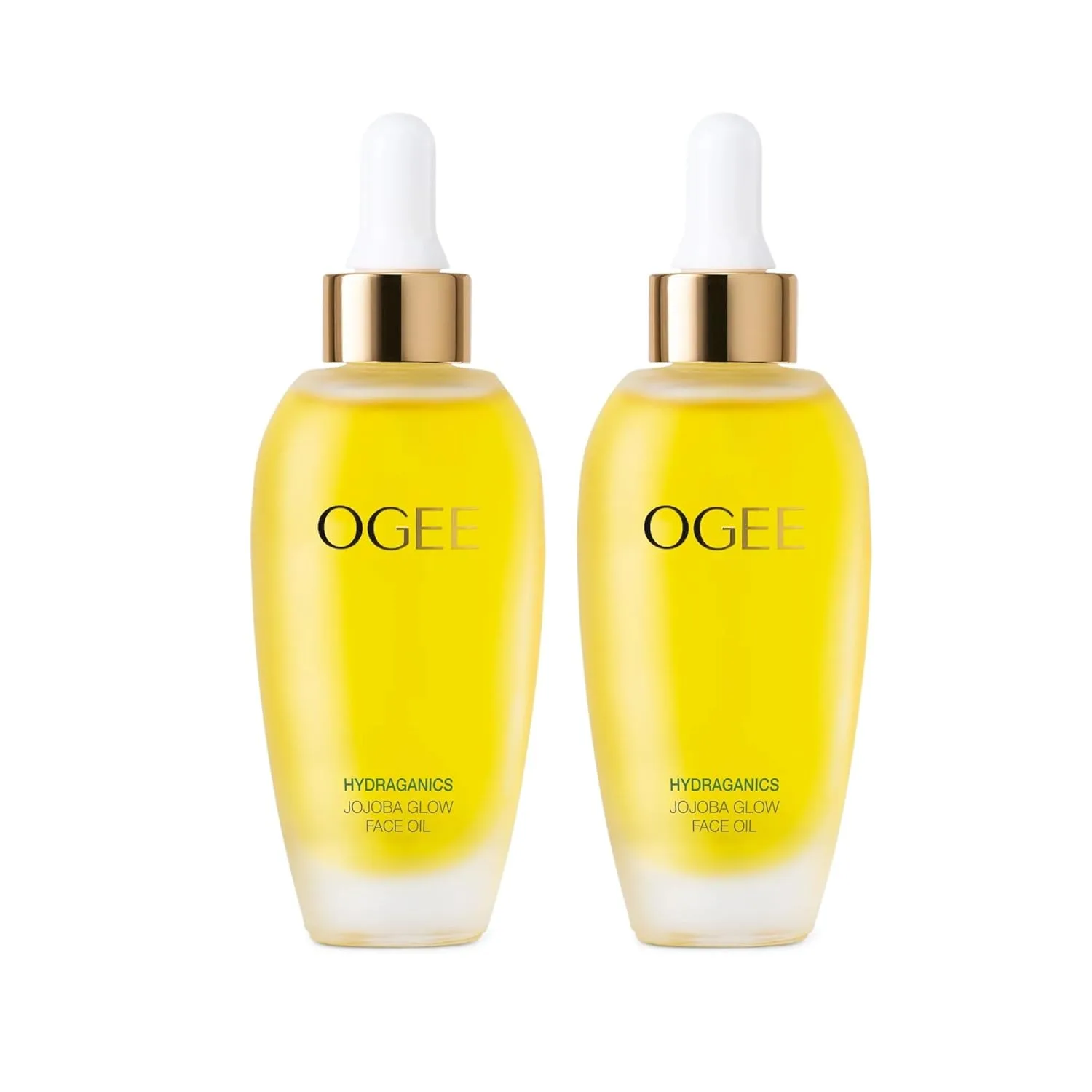 Масло для лица Ogee Jojoba Glow, 2 шт. - Органическое и натуральное увлажняющее масло для лица - Многофункциональное средство для сияющей кожи (по 30 мл каждое) 29,6 мл (2 шт.)