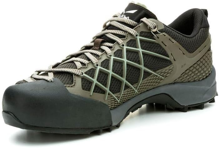 Мужские трекинговые ботинки Salewa Wildfire GTX - прочные водонепроницаемые ботинки Gore-Tex для походов и скалолазания, черный — фото 4