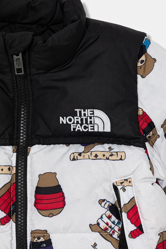 Детская пуховая куртка KID RETRO NUPTSE JACKET -PRINT The North Face, белый — фото 3