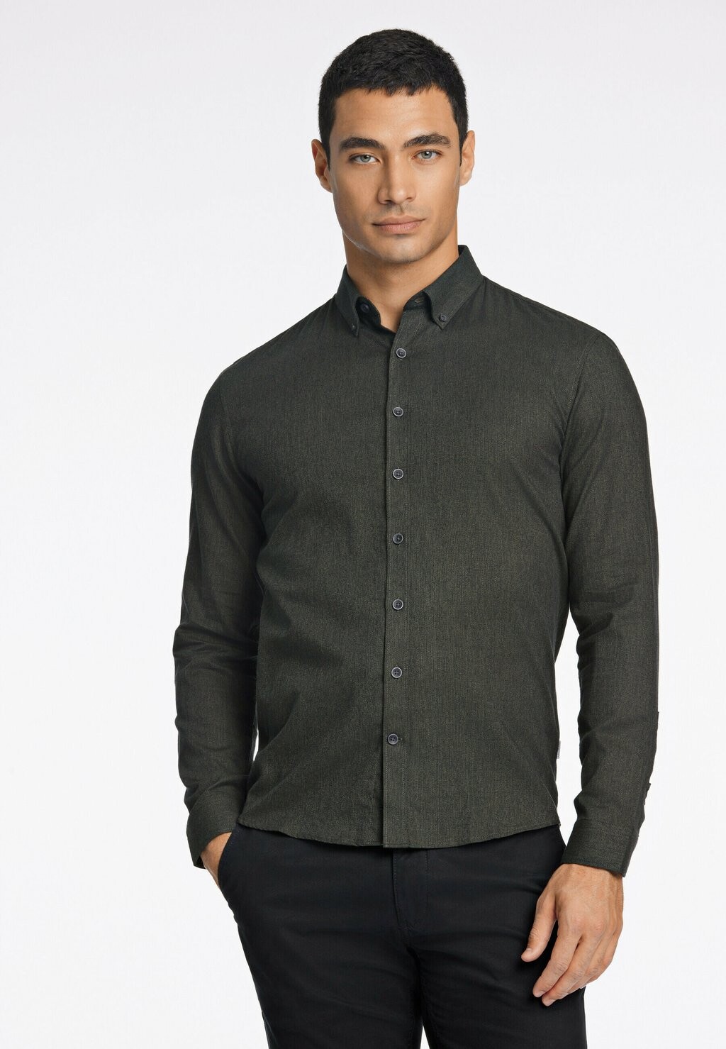 

Рубашка MOULINÉ STRETCH Lindbergh, зеленый
