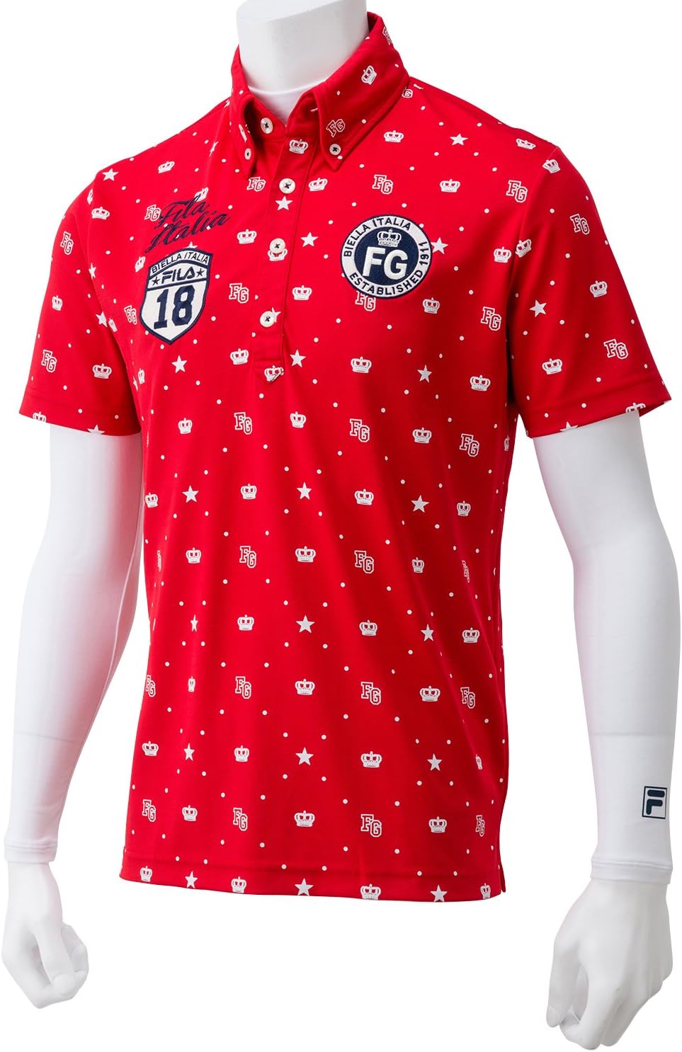 

Мужская рубашка для гольфа Fila Golf 784500, красный