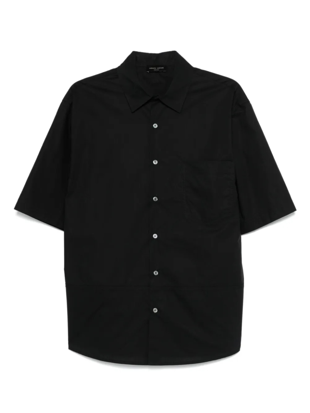 

Рубашка из хлопка Roberto Collina, черный