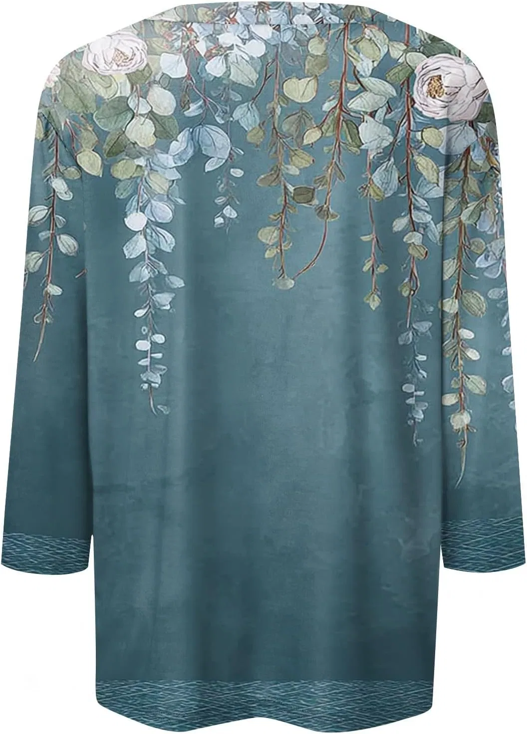 Женская блуза с рукавом 3/4, Fashion Tunics, 2-royal Blue — фото 4
