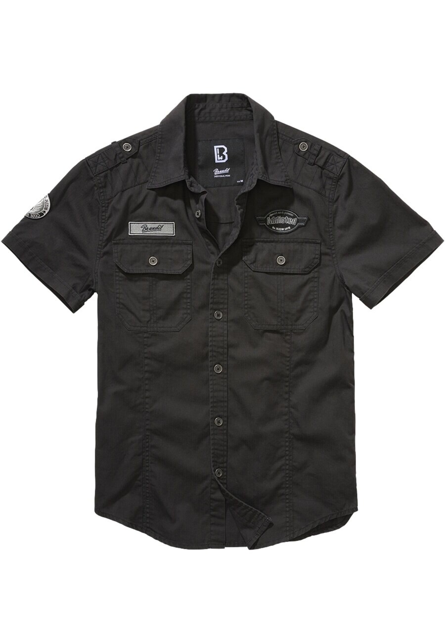 

Повседневная рубашка Brandit Regular fit Button Up Shirt Luis, черный