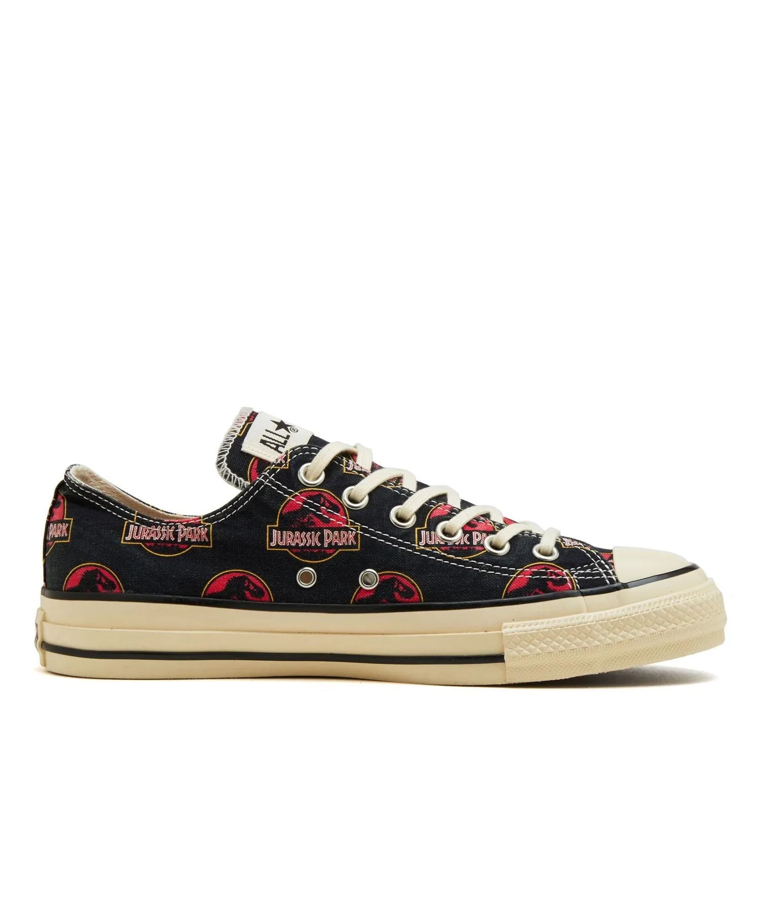 Унисекс кеды из хлопка CONVERSE ALL STAR AGED LG OX JURASSIC PARK разноцветные — фото 2