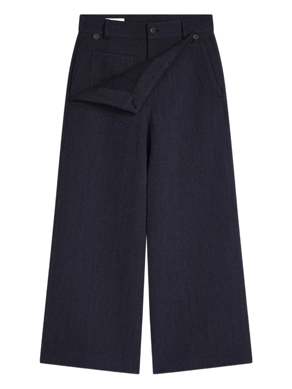 

Матросские шерстяные брюки DRIES VAN NOTEN, синий
