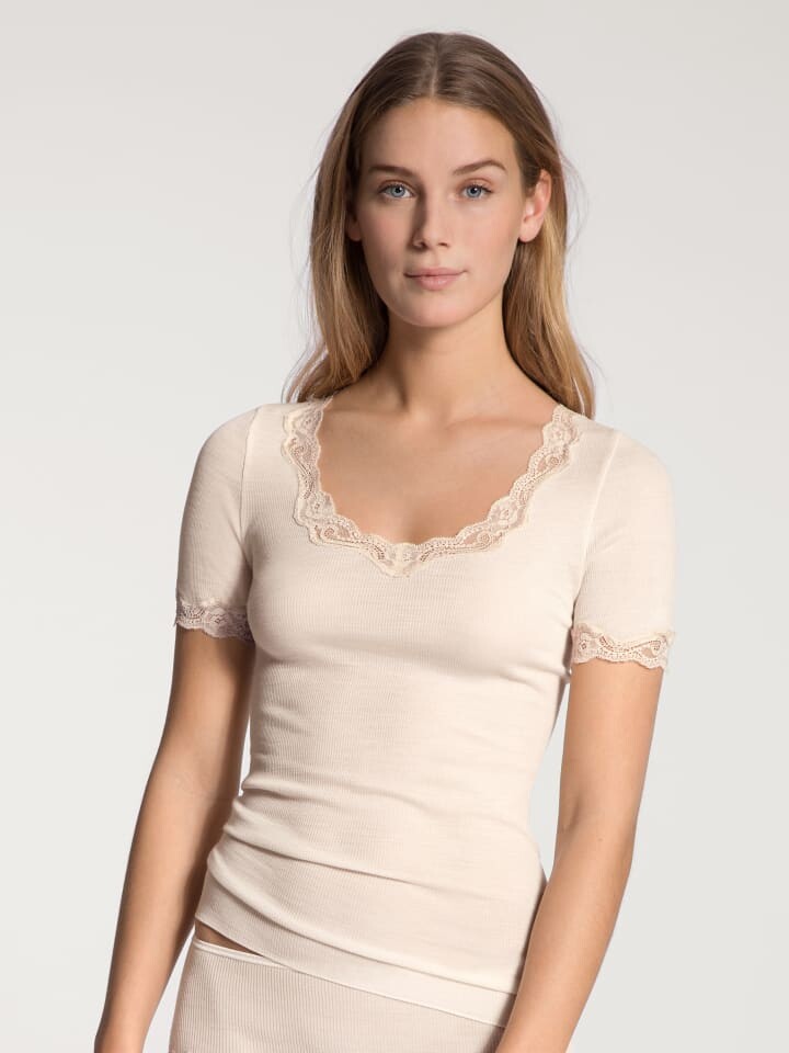 

Футболка Calida Shirt, цвет light ivory