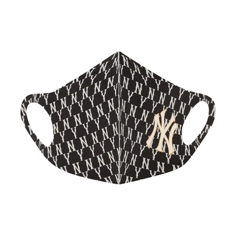 

MLB Маска для лица унисекс, белый, черный, синий