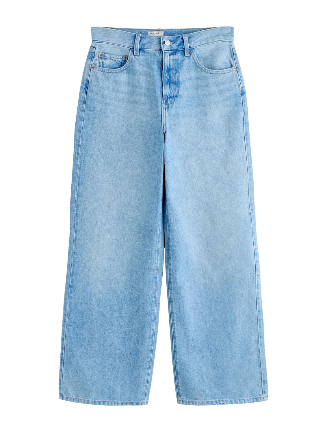 Джинсы Next Wide leg Jeans Authentische City из синего денима
