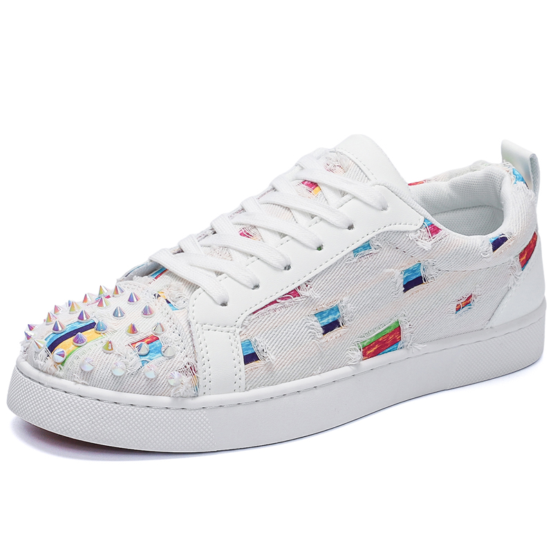 

Износостойкие, амортизирующие, низкие мужские кроссовки FCS, White