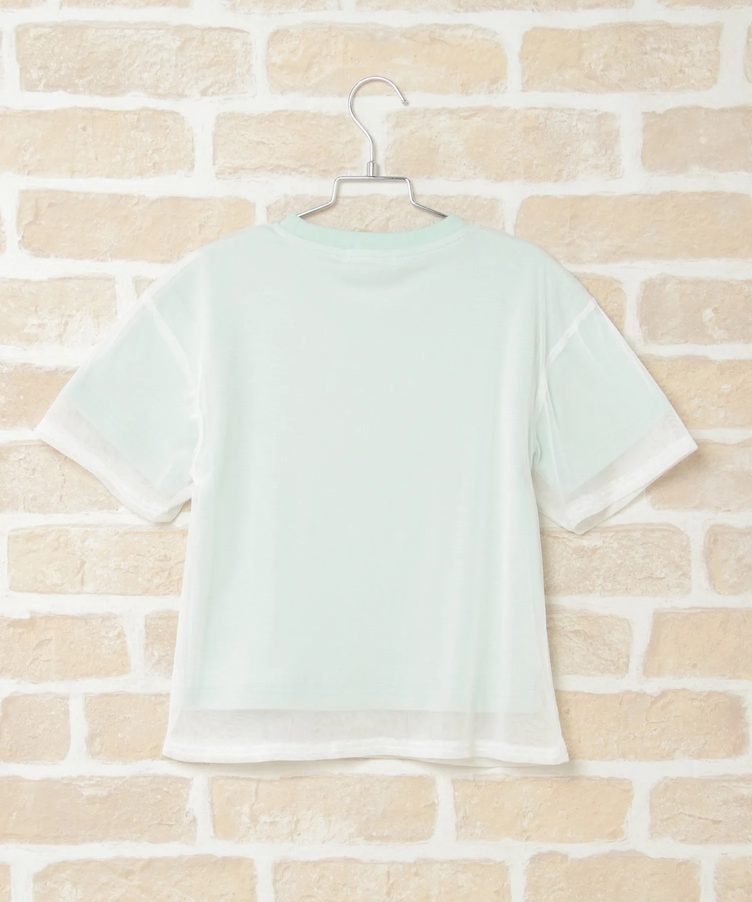 Детский тюль слоистый топ sheared T (120-160cm) ikka off-white — фото 3