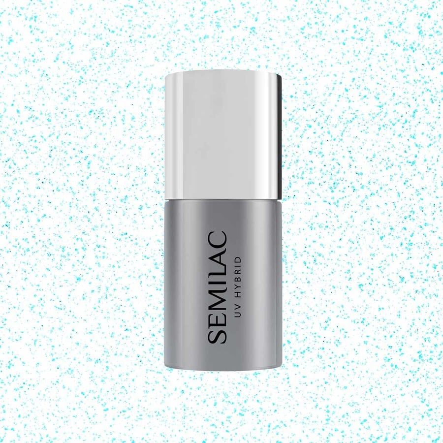 

Semilac Top No Wipe Sparkling Blue T18, 7 мл