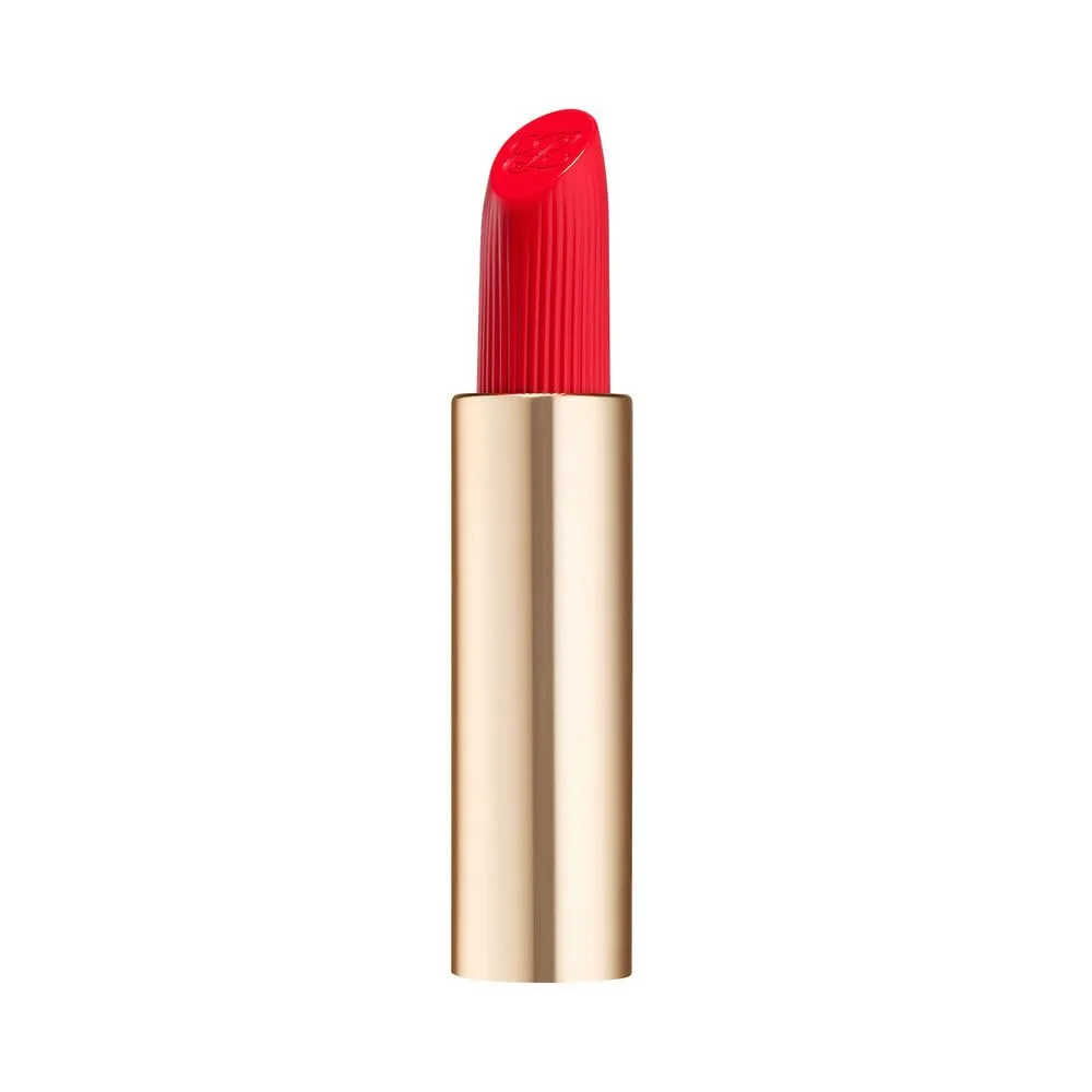 Кремовая помада Estée Lauder Pure Color Long Lasting Cream Lipstick для женщин с кремовым финишем | Увеличивает объем и питает, 0,12 унции, 520 Carnal - A vibrant red with a warm undertone