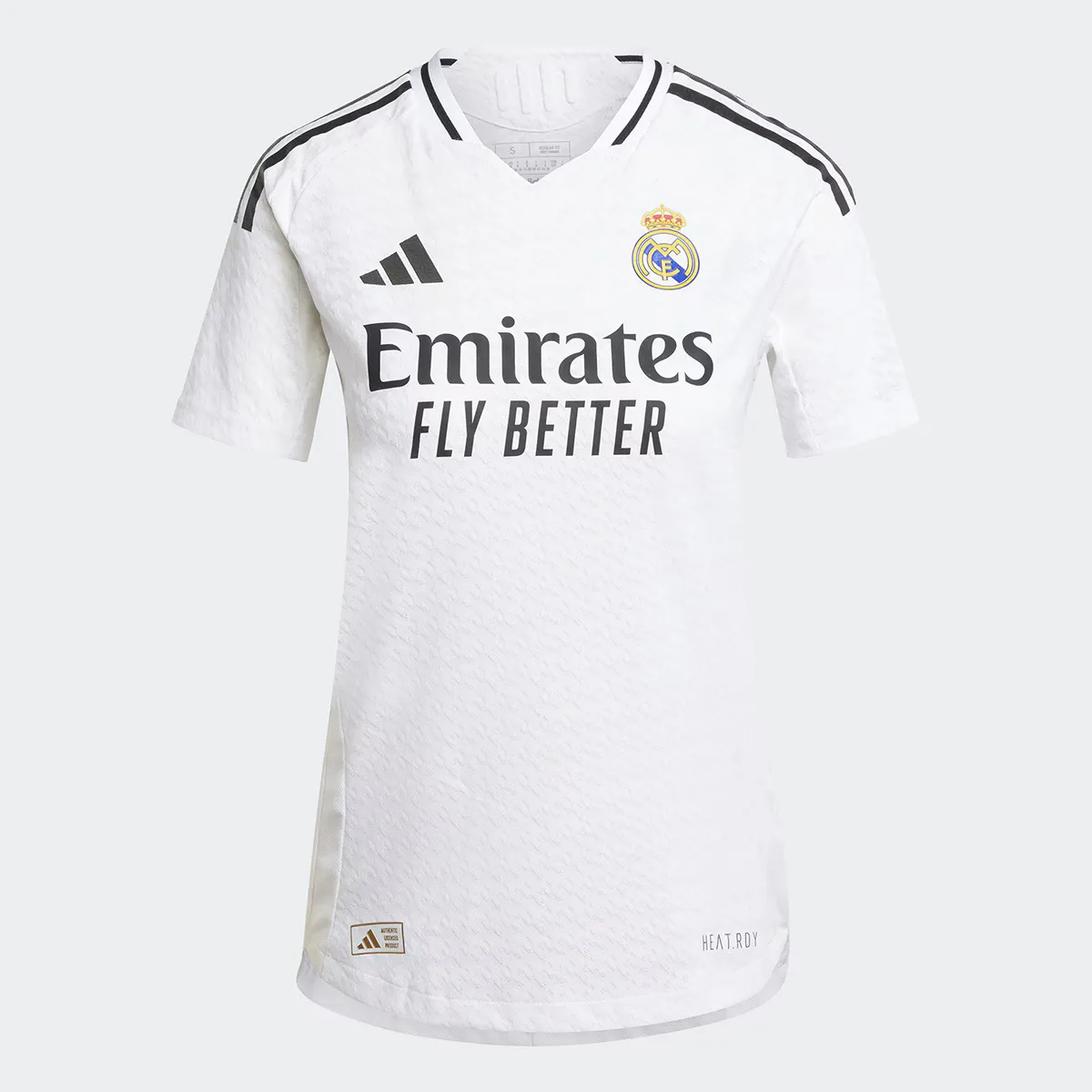 

Женская 1-я форма Реал Мадрид CF 2024-2025 Аутентичная футболка Adidas, белый
