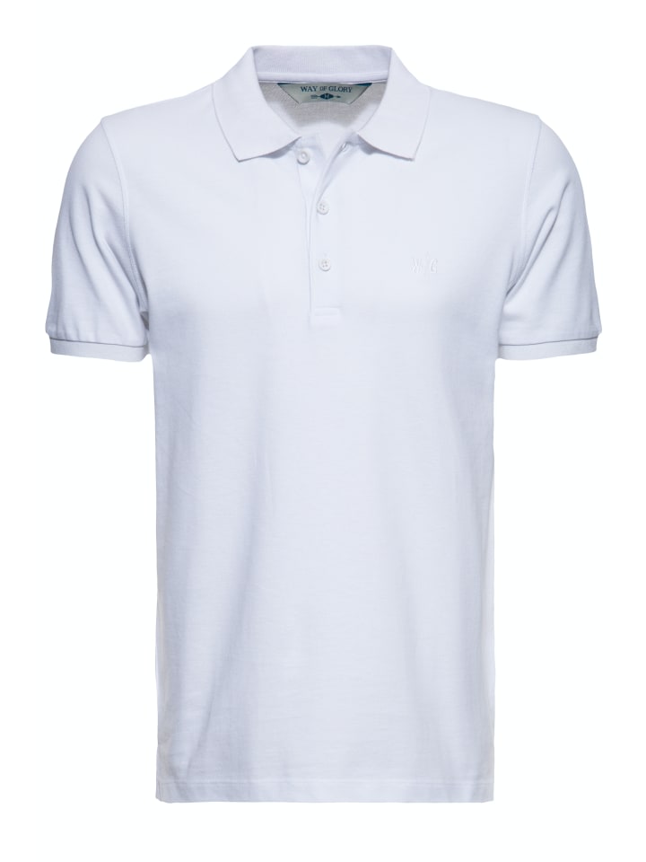 

Мужская поло-рубашка Way of Glory WAY OF GLORY премиум-класса, изготовленная из высококачественного пике белого цвета, Белый, Мужская поло-рубашка Way of Glory WAY OF GLORY премиум-класса, изготовленная из высококачественного пике белого цвета