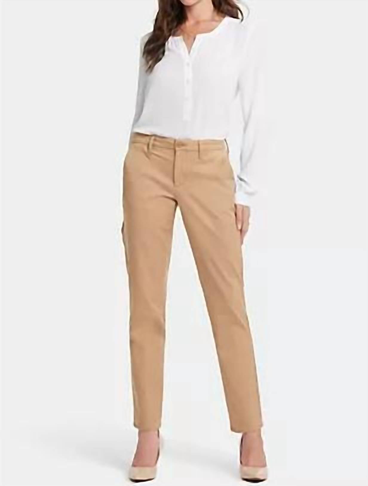 

Узкие брюки Sheri в цвете Sand Dune NYDJ